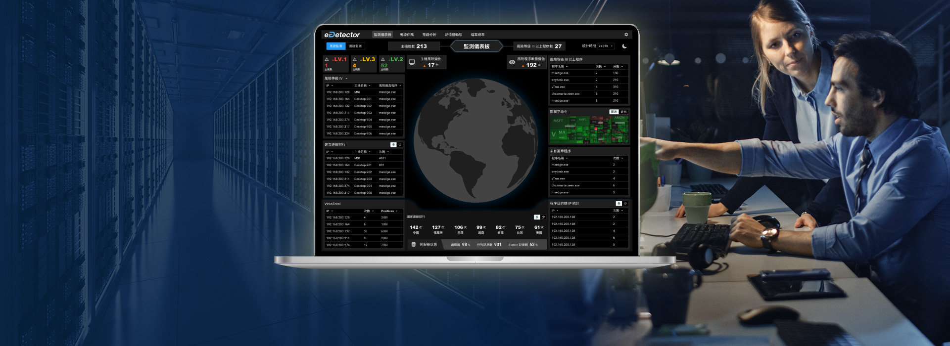 eDetector UI